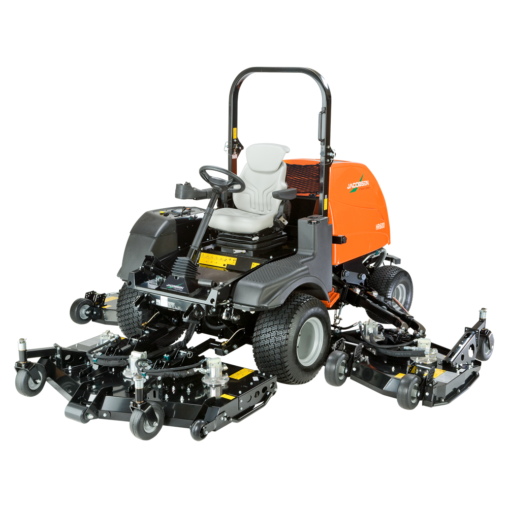 Jacobsen Turf Mowers - Robust, powerful, productive, with a quality cut.  Find out more about the F407 super-wide ride on reel mower