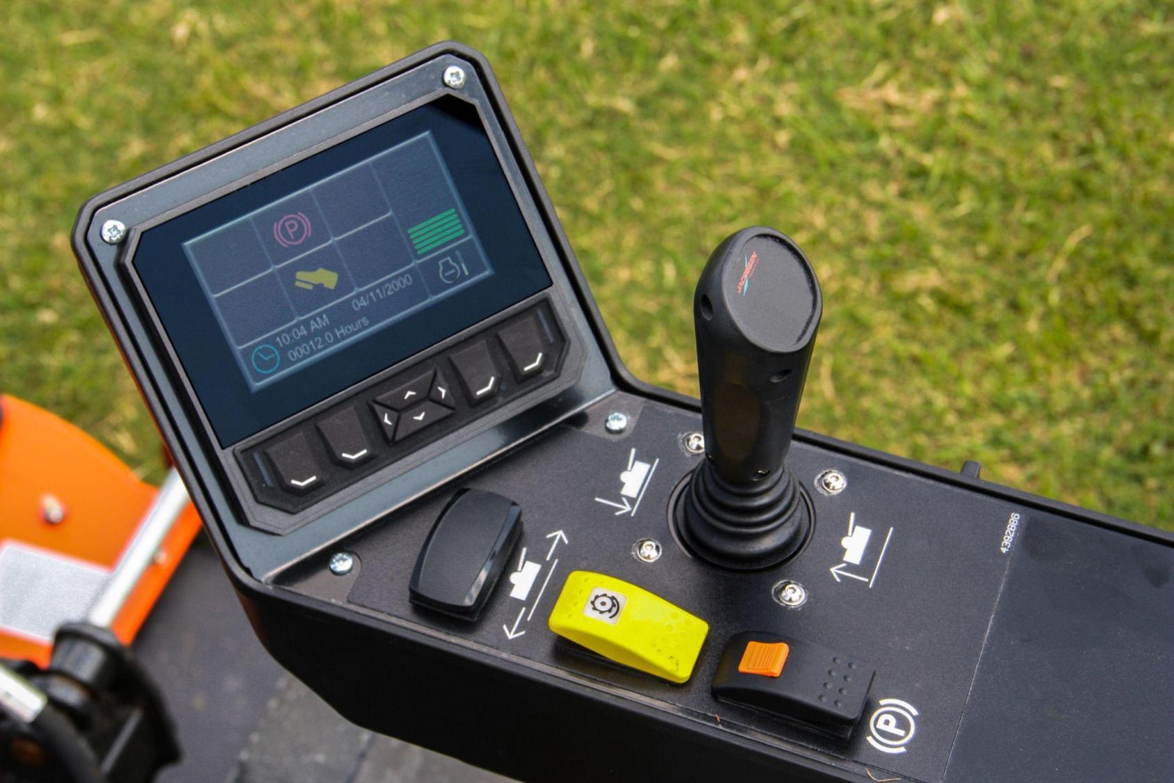 Screen on jake mower